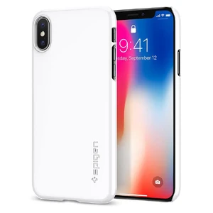 Чехол Spigen Thin Fit Jet White для iPhone X | XS - Фото 2