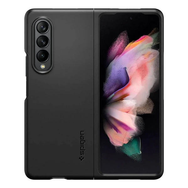 Чорний захисний чохол Spigen Thin Fit для Samsung Galaxy Z Fold 3 у Рівному