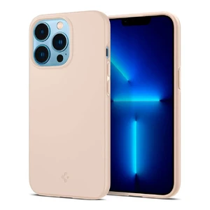 Силіконовий чохол-накладка Spigen Thin Fit Sand Beige для iPhone 13 Pro ACS03252 - Фото 1