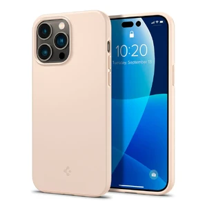Захисний чохол Spigen Thin Fit Sand Beige для iPhone 14 Pro Max ACS04770 - Фото 1