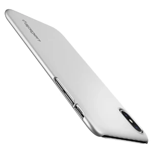 Чехол Spigen Thin Fit Satin Silver для iPhone X | XS - Фото 6