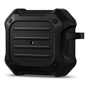 Протиударний чохол з карабіном Spigen Tough Armor Black для AirPods 3 - Фото 4
