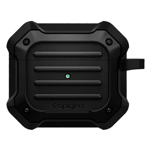 Протиударний чохол з карабіном Spigen Tough Armor Black для AirPods 3 - Фото 3