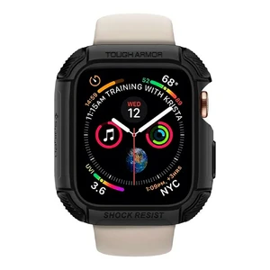 Чехол Spigen Tough Armor Black для Apple Watch 44mm SE 2 | SE | 6 | 5 | 4 - Фото 2