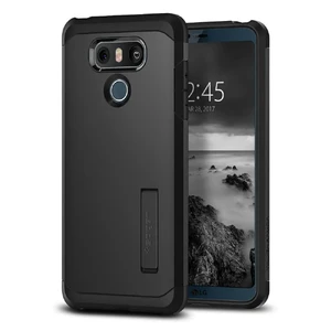 Протиударний чохол Spigen Tough Armor Black для LG G6 - Фото 2