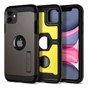 Противоударный чехол Spigen Tough Armor Gunmetal для iPhone 11 076CS27438 - Фото 1