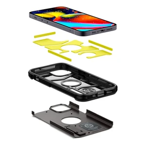 Противоударный чехол Spigen Tough Armor Gunmetal для iPhone 13 mini - Фото 5