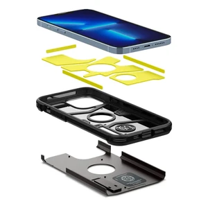Противоударный чехол Spigen Tough Armor Gunmetal для iPhone 13 Pro Max - Фото 5