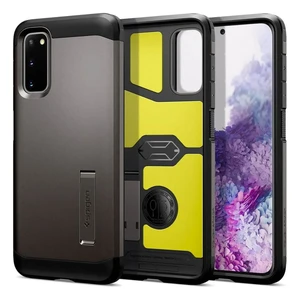 Протиударний чохол Spigen Tough Armor Gunmetal для Samsung Galaxy S20 - Фото 3