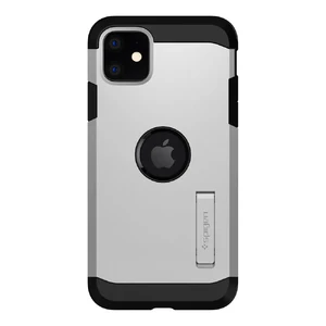 Противоударный чехол Spigen Tough Armor Satin Silver для iPhone 11 076CS27440 - Фото 1