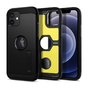 Противоударный чехол Spigen Tough Armor Black для iPhone 12 | 12 Pro ACS01710 - Фото 1