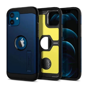 Протиударний чохол Spigen Tough Armor Navy Blue для iPhone 12 | 12 Pro ACS02298 - Фото 1