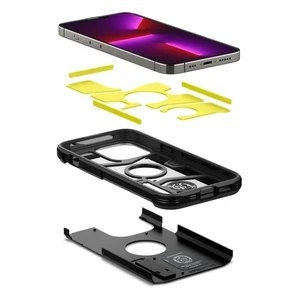Противоударный чехол Spigen Tough Armor Black для iPhone 13 Pro - Фото 5