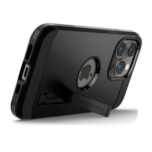 Противоударный чехол Spigen Tough Armor Black для iPhone 13 Pro - Фото 4