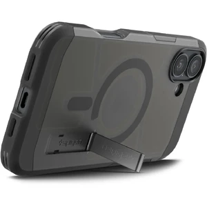 Прозорий чохол Spigen Tough Armor Mag для iPhone 16, приємно димчастий - Фото 3