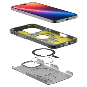Прозрачный чехол Spigen Tough Armor Mag для iPhone 16 Pro Max - Фото 8