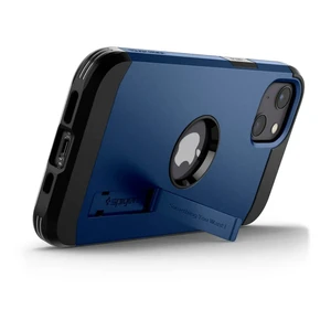 Противоударный чехол Spigen Tough Armor Navy Blue для iPhone 13 - Фото 4
