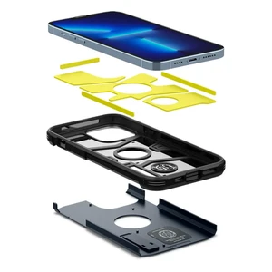 Противоударный чехол Spigen Tough Armor Navy Blue для iPhone 13 Pro Max - Фото 5