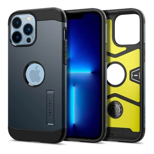 Противоударный чехол Spigen Tough Armor Navy Blue для iPhone 13 Pro Max ACS03223 - Фото 1