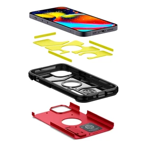 Протиударний чохол Spigen Tough Armor Red для iPhone 13 - Фото 5