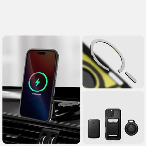 Черный чехол Spigen Tough Armor T Mag для iPhone 16 Pro Max - Фото 16