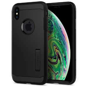 Противоударный чехол Spigen Tough Armor XP Black для iPhone X | XS 063CS25623 - Фото 1