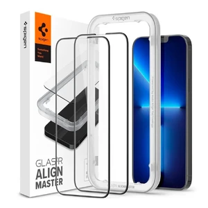 Захисне скло Spigen Glas.tR AlignMaster Full Cover для iPhone 12 | 12 Pro (2 шт.)