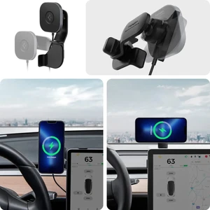 Магнітний автотримач MagSafe Spigen OneTap Pro Screen Mount (MagFit) для iPhone 15 | 14 | 13 | 12 - Фото 6