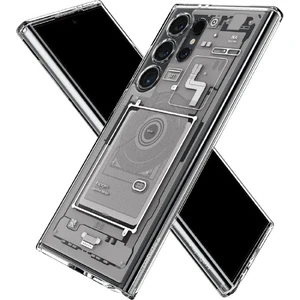 Чехол Spigen Ultra Hybrid Zero One Gray-White для Galaxy S24 Ultra - Фото 4