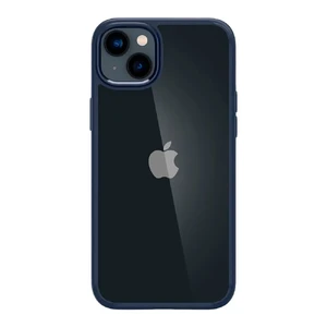 Прозорий силіконовий чохол Spigen Ultra Hybrid Navy Blue для iPhone 14 - Фото 3