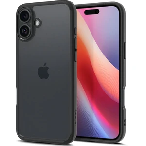 Прозорий чорний чохол Spigen Ultra Hybrid для iPhone 16 Plus - Фото 6