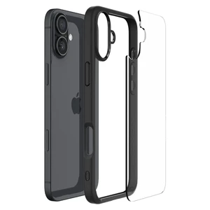 Прозорий чорний чохол Spigen Ultra Hybrid для iPhone 16 Plus - Фото 7