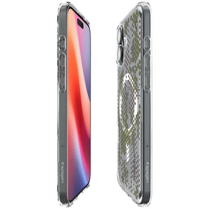 Прозорий візерунковий чохол Spigen Ultra Hybrid Mag для iPhone 16 - Фото 4
