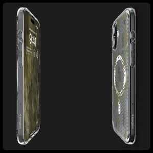 Прозорий візерунковий чохол Spigen Ultra Hybrid Mag для iPhone 16 - Фото 6