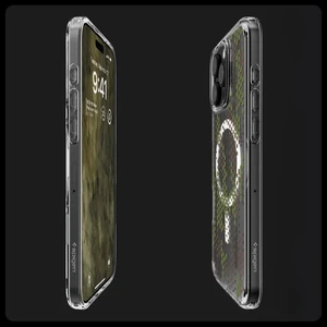 Прозорий візерунковий чохол Spigen Ultra Hybrid Mag для iPhone 16 Pro Max - Фото 7
