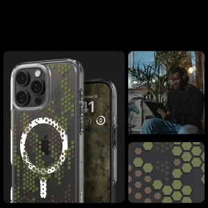 Прозорий візерунковий чохол Spigen Ultra Hybrid Mag для iPhone 16 Pro Max - Фото 11