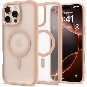 Півпрозорий рожевий чохол Spigen Ultra Hybrid Mag для iPhone 16 Pro Max 8809971235174 - Фото 1
