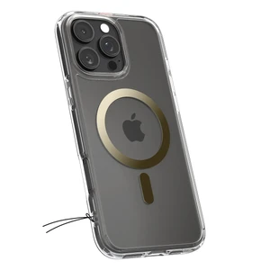 Прозорий золотий чохол Spigen Ultra Hybrid Mag для iPhone 16 Pro Max - Фото 6