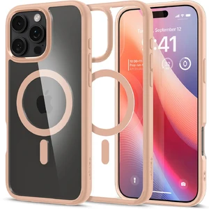Прозорий рожевий чохол Spigen Ultra Hybrid Mag для iPhone 16 Pro Max 8809971235181 - Фото 1