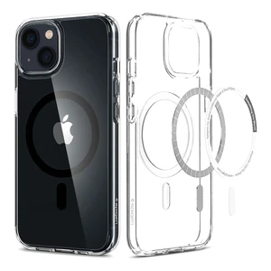 Прозрачный чехол Spigen Ultra Hybrid MagSafe Black для iPhone 13 ACS03529 - Фото 1