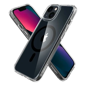 Прозрачный чехол Spigen Ultra Hybrid MagSafe Black для iPhone 13 - Фото 3