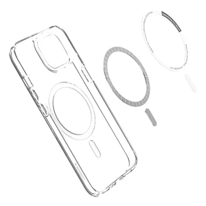 Прозрачный чехол Spigen Ultra Hybrid MagSafe Black для iPhone 13 - Фото 6
