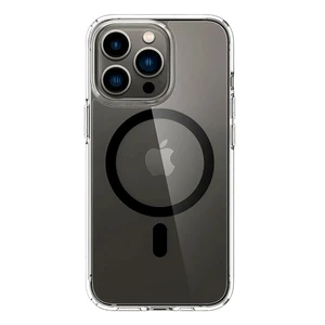 Прозорий чохол Spigen Ultra Hybrid MagSafe Black для iPhone 13 Pro - Фото 3