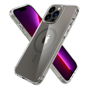 Прозрачный чехол Spigen Ultra Hybrid MagSafe Graphite для iPhone 13 Pro Max - Фото 2