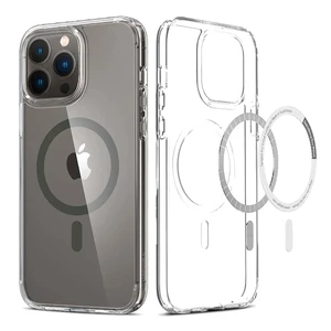 Прозрачный чехол Spigen Ultra Hybrid MagSafe Graphite для iPhone 13 Pro Max ACS03211 - Фото 1