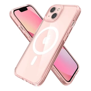 Прозрачный чехол Spigen Ultra Hybrid MagSafe Rose Crystal для iPhone 13 - Фото 3