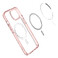 Прозрачный чехол Spigen Ultra Hybrid MagSafe Rose Crystal для iPhone 13 - Фото 6