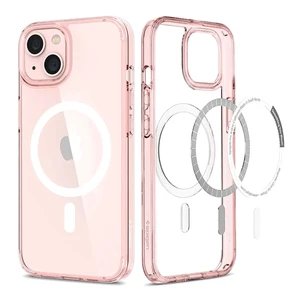 Прозрачный чехол Spigen Ultra Hybrid MagSafe Rose Crystal для iPhone 13 ACS03530 - Фото 1