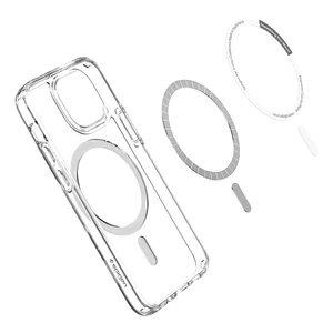 Прозрачный чехол Spigen Ultra Hybrid MagSafe White для iPhone 13 mini - Фото 5