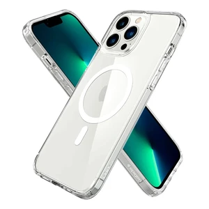 Прозорий чохол Spigen Ultra Hybrid MagSafe White для iPhone 13 Pro Max - Фото 2